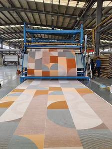 Tappeto floreale in poliestere 100% su misura in stile moderno europeo fatto a macchina tappetino porta porta camera da letto soggiorno <span class=keywords><strong>tappeti</strong></span> floreali - Product Image 4