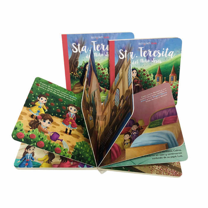 Cheap Custom High Quality Kid Baby Story Card Full Color English Hardcover Child Cardboard
