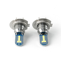 Feux antibrouillard LED RCJ nouvelle génération haute luminosité 3030-10SMD H16/H4/H7/9005/9006 DRL Ampoules de phare automobile IP68
