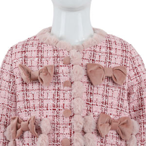 Vêtements de mode pour enfants de créateur, manteau, <span class=keywords><strong>jupe</strong></span> courte, ensemble deux pièces, tailleur <span class=keywords><strong>jupe</strong></span> en tweed pour filles - Product Image 3