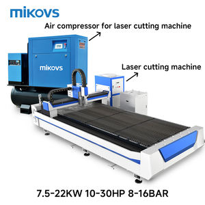 เครื่องอัดอากาศแบบสกรู Mikovs 15kw 22kw 16bar 4-in-1 สำหรับงานตัดเลเซอร์ เสียงเบา โรตารี่ 380v พร้อมถัง<span class=keywords><strong>ลม</strong></span>และเครื่องทำ<span class=keywords><strong>ลม</strong></span>แห้งในตัว - Product Image 5