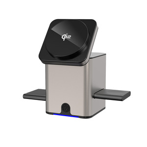 INPUTECH 15W KC Certified Foldable Pop-up Multi-function Wireless <b>Charger</b> Portable Travel <b>Fast</b> Charging Dock Adapter - Product Image 3