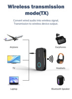 Adaptateur de voiture audio AUX 3.5mm avec micro émetteur récepteur de voiture BT récepteur Bluetooth 5.4 récepteur sans fil voiture