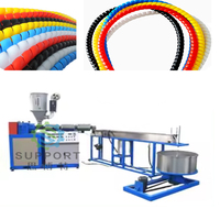 Máquina de Alta Calidad para Fabricar Protectores de Cable Eléctrico en Espiral de Plástico, Máquina de Fundas Espirales de Plástico PE