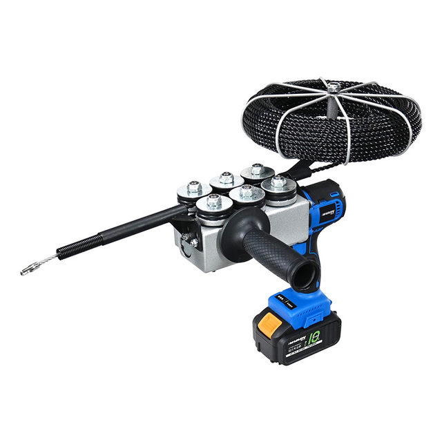 Automatic Pull Wire Stringing Machine Cable Push Puller Tools Rechargeable Communication Lead Machine 20m