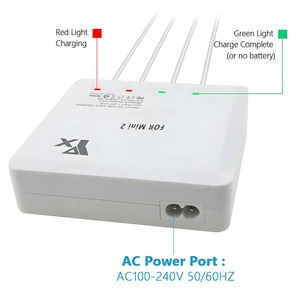 רכזת טעינה מהירה חכמה עם 4 יציאות 8.8V 2A לניהול סוללות רחפן עבור סוללת מיני 2 ואביזרי שלט רחוק - Product Image 3