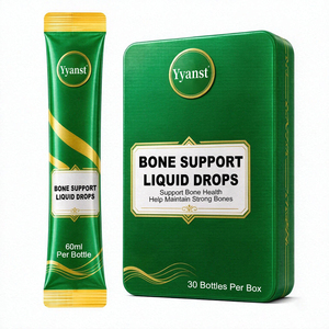 Fórmula de Calcio y Vitamina D Líquida Oral OEM ODM, 60 ml, 30 Botellas, Ayuda a Mantener Huesos Fuertes, Apoyo Diario para la Salud Esquelética - Product Image 1