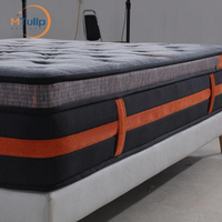 Vente de tissus pour matelas Fournisseur de lits taille exportateur de ressorts Prix d'usine de matelas Bonnell Foam Hotel Double Pocket