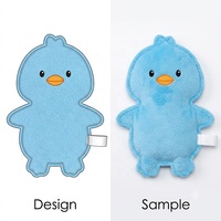 Boneka Anjing Bordir Custom Pabrik-Tanpa Isian Ukuran Custom Kain Katun Warna Custom
