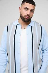 Maglioni in tessuto misto taglie forti alla moda maglieria oversize in ordini all'ingrosso con Cardigan in maglia con Logo personalizzato per uomo - Product Image 2