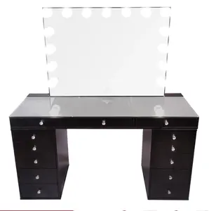 Table Dressing Vanity Mirror With Modern For Designs Bedroom And Drawers Furniture Dresser Luxury White Set Makeup Desk