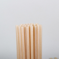 Pailles à boire jetables en agave, compostables, écologiques, biodégradables, imperméables, lavables au lave-vaisselle, légères, pour les fêtes