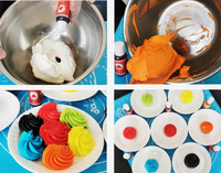 Colorant alimentaire en gel comestible pour la décoration de pâtisserie