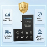 Batterie mobile haute capacité OEM/ODM pour modèles 11-16 Pro Max, garantie de 18 mois, en stock