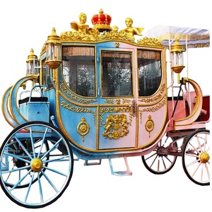 2021 la migliore Vendita di Colore Su Misura Calashes Reale Carro trainata da Cavalli e Cavallo Elettrico di Trasporto per la Vendita - Product Image 1