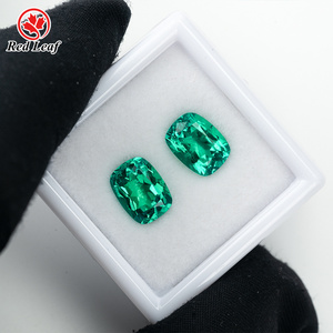 Cojín de piedras preciosas Esmeralda creado en laboratorio hidrotermal al por mayor cortado en <span class=keywords><strong>verde</strong></span> de Esmeralda sintética en forma de corazón de Colombia - Product Image 4