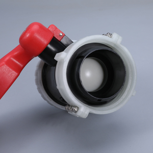 Vanne à boisseau sphérique en plastique DN40 62mm DN50 75mm résistante aux acides et aux alcalis avec sortie mâle NPT pour raccords de tuyauterie de réservoir de <span class=keywords><strong>1000L</strong></span>, drainage - Product Image 5