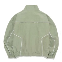 Survêtement Coupe-Vent Ample Personnalisé 2 Pièces Léger Nylon Uni Oversize pour Femme et Homme