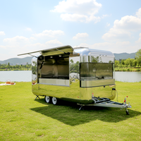 Camion de cuisine mobile pour poulet frit, camion de restauration pour pizzas et burgers, camion de tacos, camion de café mobile, chariot de hot-dogs