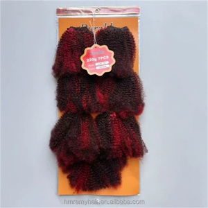 Extensiones de Cabello de Fibra de Proteína Duraderas al por Mayor, 7x 16 pulgadas, 220g, con Doble Trama Cosida a Máquina, Retardantes de Llama - Product Image 4