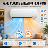 T3 9000BTU 12000BTU 18000BTU 24000BTU Solar ACD Hibrit Solar Klima Sistemleri Wifi R32 Ünitesi