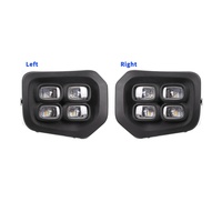 Double Couleurs Pare-chocs Avant De Voiture Brouillard Lampe Phares LED DRL Feux de jour pour Toyota Tacoma 2016 2017 2018 2019 2020