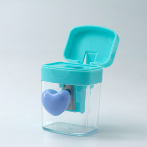 Bonvada Standard Cartoon Four-<b>Color</b> Heart-Shaped Spiral Single Hole Transparent Tape Cover <b>Pencil</b> Sharpener Made China for - Product Image 4