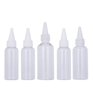 ขวดพลาสติกใสบีบได้ ขนาด 60 มล. 100 มล. 150 มล. พร้อมฝาปิด - Product Image 5