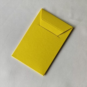 ออกแบบโลโก้แบรนด์ตามสั่ง ซองจดหมายสีเหลือง ปั๊มนูนแบบ <span class=keywords><strong>Letterpress</strong></span> ซองกระดาษนูน 3 มิติ - Product Image 4