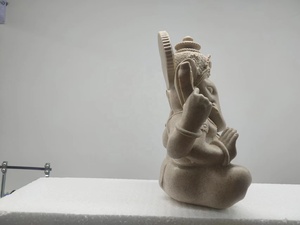 รูปปั้นพระพิฆเนศชัยเรซิ่นโพลีเรซิน 25 ซม - Product Image 4