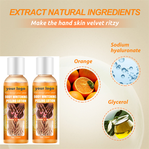 Private label cura della pelle bellezza forte <span class=keywords><strong>esfoliante</strong></span> arancia vitamina C <span class=keywords><strong>peeling</strong></span> schiarente sbiancante idratante lozione <span class=keywords><strong>peeling</strong></span> <span class=keywords><strong>corpo</strong></span> - Product Image 4