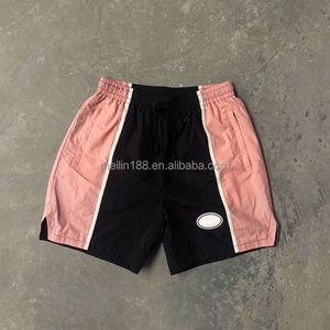 Clothing Manufacturer Custom Nylon <b>Zip</b> <b>up</b> <b>Jackets</b> and Windbreaker Shorts Two Piece Set Lightweight Jogging Nylon Tracksuit - Product Image 4