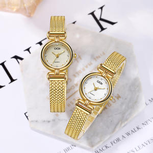 Un reloj nicho de gama alta para mujer con una correa de malla de oreja de trigo de alta estética vintage reloj de cuarzo resistente al agua para mujer - Product Image 4