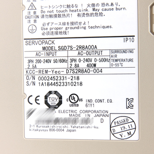 บอร์ดควบคุมคุณภาพดี ใหม่เอี่ยมและของแท้ รุ่น SGD7S-2R8A00A สำหรับเครื่องจักรอุตสาหกรรม - Product Image 1