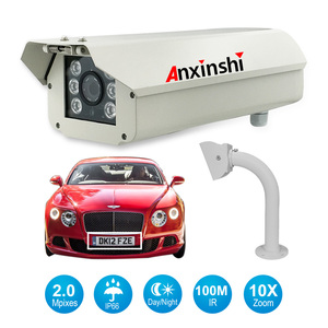 Anxinshi H.265 1080P hlbc chuyên nghiệp 10x Zoom tấm giấy phép đọc <span class=keywords><strong>LPR</strong></span> Bullet Box CCTV <span class=keywords><strong>Camera</strong></span> - Product Image 2