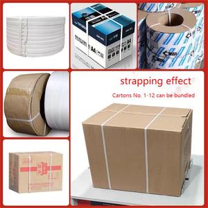 Petite machine à cerclage <span class=keywords><strong>de</strong></span> cartons semi-automatique, machine à cerclage <span class=keywords><strong>de</strong></span> bande en polypropylène avec table à pneus - Product Image 2