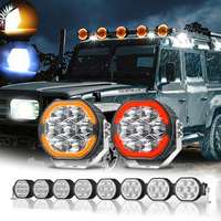 Feux auxiliaires LED, lampes auxiliaires pour camion, projecteurs LED, phares LED supplémentaires, ampoules de phares LED pour SUV UTV, état neuf