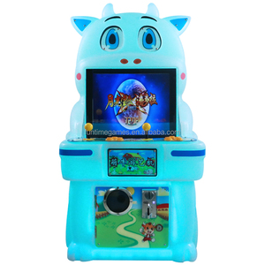 Dễ Thương Bò Người Trò Chơi Thiên Chúa Chiến Đấu Arcade Máy 6 + Năm Trẻ Em Đồng Tiền Hoạt Động Kim Loại Claw & Pusher Tủ - Product Image 4