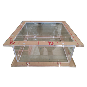 Customized High Transparency Acrylic Flange Square Pipeline Large Experimental Instrument Air Vent - Product Image 5