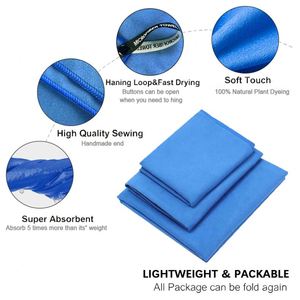 Custom Printing Microfiber Sport Towel Quick Dry Rectangle Gym Sport Towel Custom Towel With Logo - Product Image 2