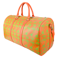 Sac de voyage personnalisé en cuir PU pour week-end, sport et gym