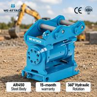 Attache rapide inclinable de rechange We-Attach WQCT-S40B pour excavatrice, accessoires de machines de construction, coupleur hydraulique inclinable de rechange