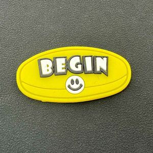 <b>Sew</b> on Embossed Badges Custom Private Name 3D Logo Garment Soft PVC Rubber Patches Labels for Clothing - Product Image 2