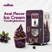 Máquina Expendedora Inteligente de Acai Soft Serve para Centros Comerciales, Gimnasios, Aeropuertos y Venta de Alimentos Saludables
