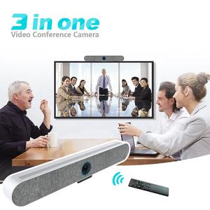 Barre vidéo 4K Caméra de vidéoconférence à suivi automatique Caméra de salle de réunion tout-en-un pour <span class=keywords><strong>Zoom</strong></span> - Product Image 6