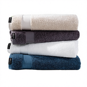 ผ้าขนหนูอาบน้ำ 100% คอตตอน คุณภาพพรีเมียม ระดับโรงแรมและสปาแบบตุรกี เนื้อนุ่ม ซึมซับดี สีพื้น - Product Image 4