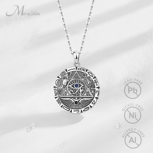 Collar con Colgante <span class=keywords><strong>de</strong></span> <span class=keywords><strong>Ojo</strong></span> <span class=keywords><strong>de</strong></span> <span class=keywords><strong>Ra</strong></span> Egipcio <span class=keywords><strong>de</strong></span> Merryshine, Cadena Unisex con Símbolo <span class=keywords><strong>de</strong></span> Protección para Hombres <span class=keywords><strong>y</strong></span> Mujeres - Product Image 3
