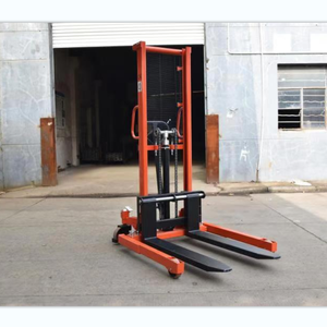 ヘリ手動スタッカー<span class=keywords><strong>1.5T</strong></span>油圧フォークリフト、ストラドルレッグ付きハンドパレットトラック、電動パレットスタッカー（資材運搬用） - Product Image 2