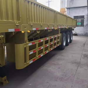Semi-remorque à ridelles latérales de haute qualité pour le <span class=keywords><strong>transport</strong></span> de marchandises en vrac - Product Image 3