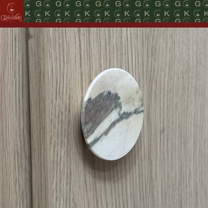 Maniglia Rotonda in <span class=keywords><strong>Marmo</strong></span> Venato Diagonale GOLDKING per Cassetti e Armadietti, Personalizzabile OEM ODM, Direttamente dalla Fabbrica - Product Image 5